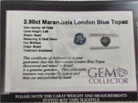 2.90ct Marambaia London Blue Topaz