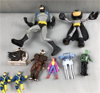 Batman and other figures