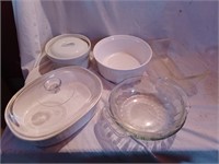 Lot of Baking Dishes 2 are Corning