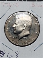 1976-S Clad Proof Bicentennial Kennedy Half Dollar