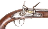 US MODEL 1836 FLINTLOCK MILITARY PISTOL R. JOHNSON