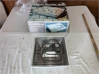 Cool Touch Stoneware Indoor Electric Grill/NIB