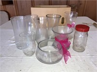 Glass Olympic Jar/Vases