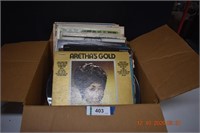 Box of LP Records & 78's. Most From the 60's