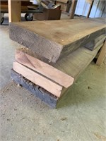5 short hardwood planks