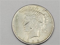 1925 Silver peace Dollar Coin