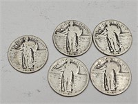 1928 Standing Liberty Silver Coins-5