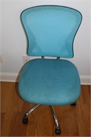 blue office task chair