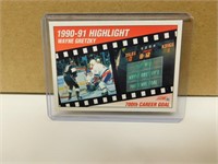 1990-91 Wayne Gretzky #303 Highlight Card