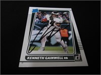 Gainwell Signed Trading Card RC RCA COA