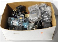 Lot #818 - Box of Die Cast model Cars with Parts