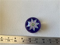 perthshire glass paperweight star design