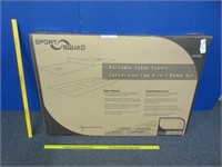 new in box - sport squad 4-in-1 table tennis set