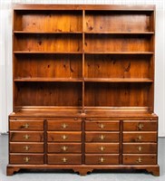 Georgian Style Pine Hutch Dresser
