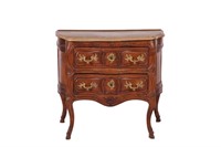 ANTIQUE FRENCH PROVINCIAL WALNUT COMMODE