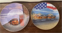 Commemorative Santa Fe railroad collector plates