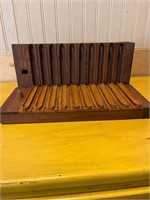 Antique German Wood Cigar Mold Press Tobacciana