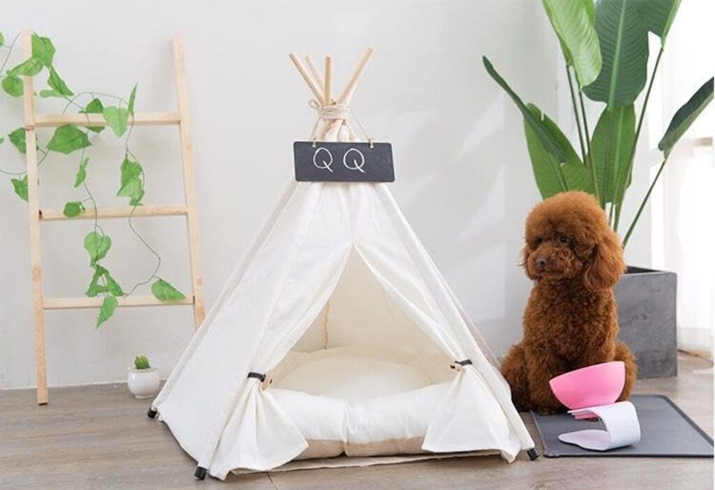 Dog Teepee Pet Tents Tipi Portable Houses Puppy
