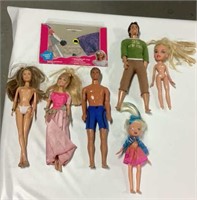 Misc dolls including Barbie dolls