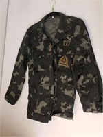 Army Camo Jacket, Small, Marine Emblem