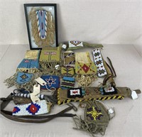 Assortment of Beaded Native American Items