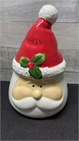 Santa Cookie Jar 9.5" High