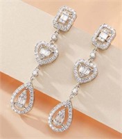 18K Gold Natural Diamond Earrings