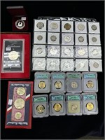 Silver Coins, Silver Proof Sets, Quarters etc