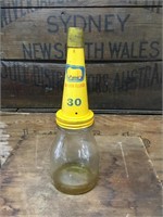 Golden Fleece 30 Tin Pourer & Cap on Pint Bottle