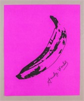 Ink on Paper Signed Andy Warhol w/Foundation Stamp