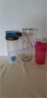 Juice Jug & 2 Bottle Blenders