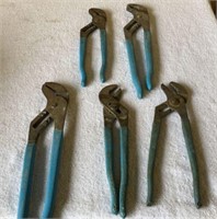 BOX OF ASSORTED PLIERS - CHANNELLOCK BRANDS