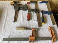 BOX OF BAR CLAMPS UP TO 12"