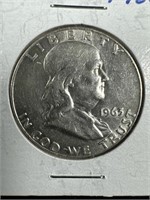 1963-D Silver Franklin Half-Dollar