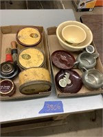 Ash trays, vintage tins, Watt ware and more