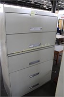 Five section metal cabinet