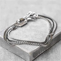 New Handmade Cuff Chain Bracelet For Men Made Of