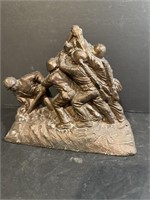 Vintage Sculpture of Iwo Jima