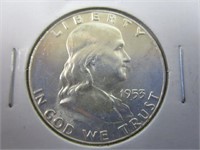 1953 Ben Franklin Half Dollar