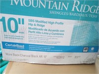 Mountain Ridge Shingles Moire Black 10”