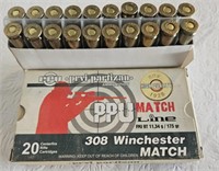 20 Rounds .308 Winchester (back room)