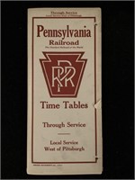 1931 Pennsylvania Railroad Time Tables