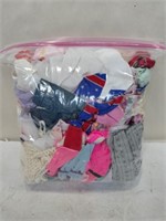 Gallon bag Barbie clothes