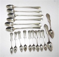 Group various Dutch silver spoons