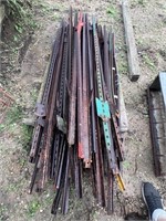 Lot of Approx. 50 Fence Post