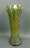 N Tree Trunk Mid-Size Swung Vase – Green