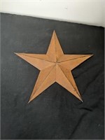 11"  rust metal Decor star