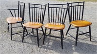 SET OF HITCHCOCK CHAIRS