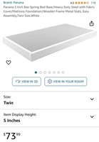 Twin Box Spring (Open Box)