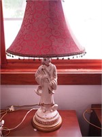 China table lamp in the form of an Oriental